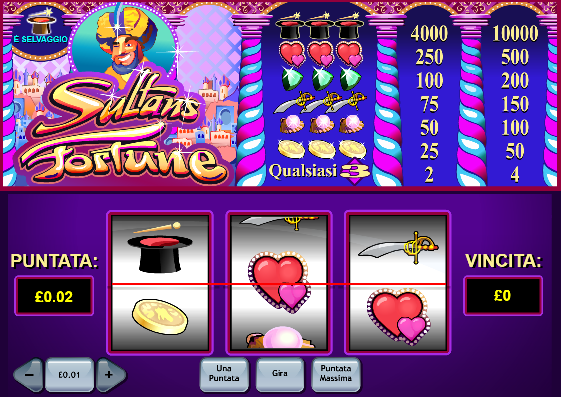 Sultans Fortune ® Slot Machine - Jackpot
